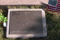 Photograph: Crockett Memorial, Ozona, plaque