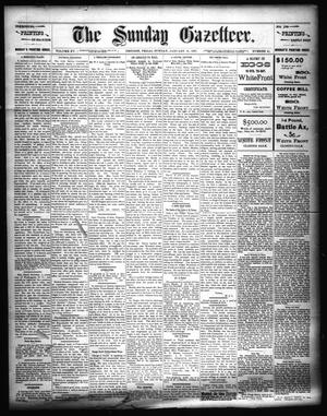 Primary view of object titled 'The Sunday Gazetteer. (Denison, Tex.), Vol. 15, No. 41, Ed. 1 Sunday, January 31, 1897'.