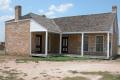 Photograph: Fort Concho, rear view of an Officer's Quarters