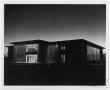 Photograph: [Photograph of Jay-Rollins Library at Night]