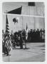Photograph: [Photograph of Speaker at Campus Center Ribbon Cutting]