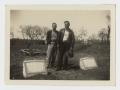 Photograph: [Photograph of the Grave Markers of John Franklin Dew and Ella Vandor…
