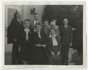 Primary view of object titled '[Photograph of McMurry Administrators]'.