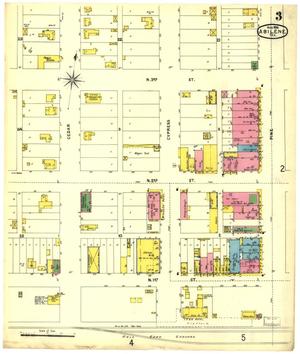 Primary view of object titled 'Abilene 1898 Sheet 3'.
