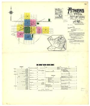 Primary view of object titled 'Athens 1921 Sheet 1'.