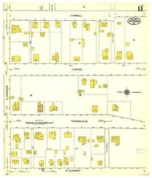 Primary view of object titled 'Athens 1921 Sheet 11'.