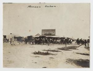 Primary view of object titled '[Photograph of a Mexican Saloon]'.