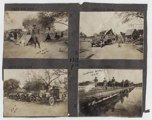 Primary view of object titled '[Scrapbook Page: Military Activities]'.