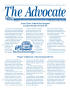 Thumbnail image of item number 1 in: 'The Advocate, Volume 13, Issue 1, January-March 2008'.