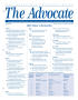 Journal/Magazine/Newsletter: The Advocate, Volume 10, Issue 1, January-March 2005
