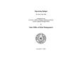 Book: Texas State Office of Risk Management Operating Budget: 2004