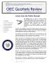 Journal/Magazine/Newsletter: OIEC Quarterly Review, Number 8, October-December 2007
