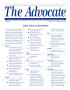 Journal/Magazine/Newsletter: The Advocate, Volume 8, Issue 1, January-March 2003