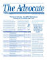 Thumbnail image of item number 1 in: 'The Advocate, Volume 15, Issue 1, January-March 2010'.