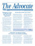 Journal/Magazine/Newsletter: The Advocate, Volume 18, Issue 1, January-March 2013