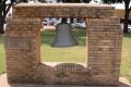 Photograph: Coleman County Courthouse Bell Memorial