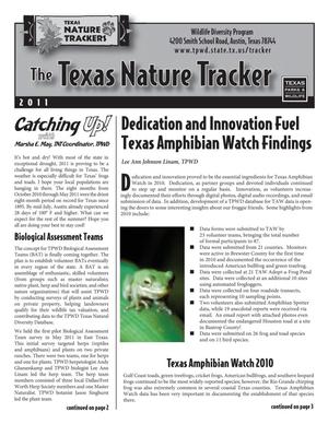 Primary view of object titled 'The Texas Nature Tracker, 2011'.