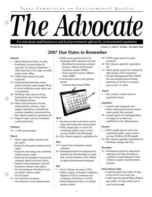 Primary view of object titled 'The Advocate, Volume 11, Issue 4, October-December 2006'.