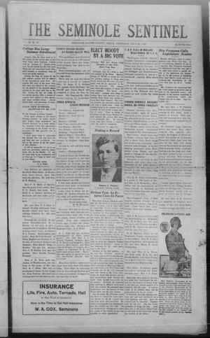 Primary view of object titled 'The Seminole Sentinel (Seminole, Tex.), Vol. 20, No. 18, Ed. 1 Thursday, July 29, 1926'.