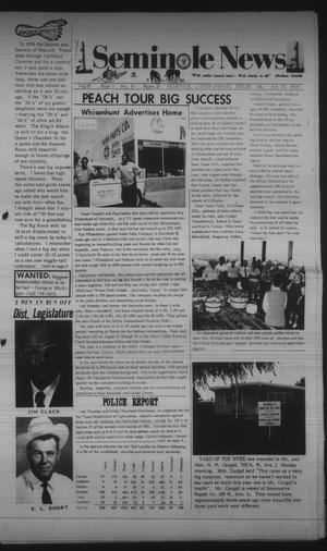 Primary view of object titled 'Seminole News (Seminole, Tex.), Vol. 3, No. 16, Ed. 1 Wednesday, July 23, 1969'.