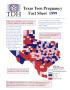 Pamphlet: Texas Teen Pregnancy Fact Sheet: 1999