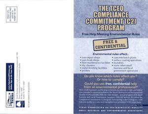Primary view of object titled 'The TCEQ Compliance Commitment (C2) Program'.