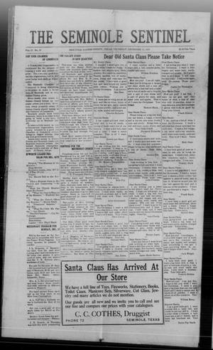 Primary view of object titled 'The Seminole Sentinel (Seminole, Tex.), Vol. 17, No. 38, Ed. 1 Saturday, December 15, 1923'.