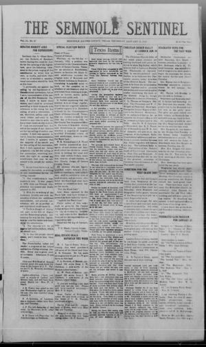 Primary view of object titled 'The Seminole Sentinel (Seminole, Tex.), Vol. 16, No. 42, Ed. 1 Thursday, January 11, 1923'.