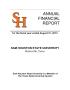 Report: Sam Houston State University Annual Financial Report: 2012