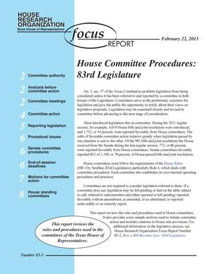 Primary view of object titled 'Focus Report, Volume 83, Number 3, February 22, 2013'.