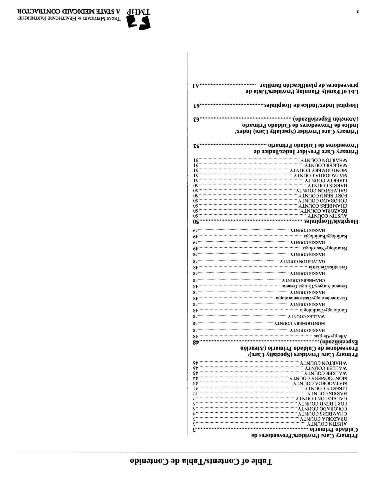 Primary Care Case Management Primary Care Provider and Hospital List: Gulf Coast, June 2011
                                                
                                                    2
                                                