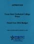 Book: Texas State Technical College Waco Budget: 2014