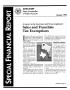 Report: Texas Sales and Franchise Tax Exemptions: 1993