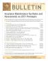 Pamphlet: Insurance Tax Bulletin, January 2012