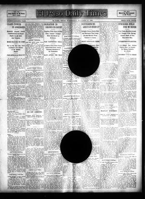 Primary view of El Paso Daily Times (El Paso, Tex.), Vol. 24, Ed. 1 Wednesday, November 23, 1904
