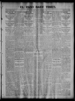 Primary view of object titled 'El Paso Daily Times. (El Paso, Tex.), Vol. 23, No. 120, Ed. 1 Friday, September 11, 1903'.