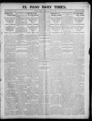 Primary view of object titled 'El Paso Daily Times. (El Paso, Tex.), Vol. 24, Ed. 1 Wednesday, June 15, 1904'.