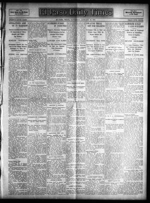 Primary view of object titled 'El Paso Daily Times (El Paso, Tex.), Vol. 25, Ed. 1 Saturday, January 28, 1905'.