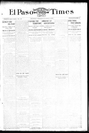 Primary view of El Paso International Daily Times (El Paso, Tex.), Vol. 21, No. 145, Ed. 1 Thursday, October 17, 1901