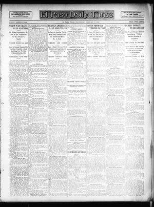 Primary view of object titled 'El Paso Daily Times (El Paso, Tex.), Vol. 26, Ed. 1 Wednesday, February 13, 1907'.