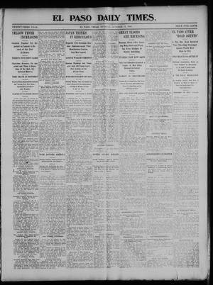 Primary view of object titled 'El Paso Daily Times. (El Paso, Tex.), Vol. 23, Ed. 1 Tuesday, October 13, 1903'.