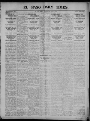 Primary view of El Paso Daily Times. (El Paso, Tex.), Vol. 23, No. 6, Ed. 1 Wednesday, May 20, 1903