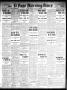 Primary view of El Paso Morning Times (El Paso, Tex.), Vol. 32, Ed. 1 Friday, December 13, 1912