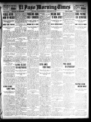 Primary view of object titled 'El Paso Morning Times (El Paso, Tex.), Vol. 32, Ed. 1 Monday, January 13, 1913'.