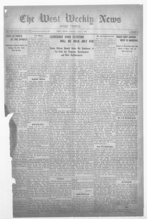 Primary view of object titled 'The West Weekly News and Times. (West, Tex.), Vol. 6, No. 39, Ed. 1 Friday, July 2, 1915'.