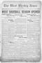 Newspaper: The West Weekly News and Times. (West, Tex.), Vol. 34, No. 32, Ed. 1 …
