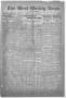 Newspaper: The West Weekly News and Times. (West, Tex.), Vol. 11, No. 27, Ed. 1 …