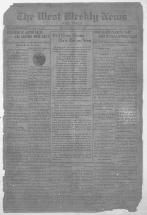 Primary view of object titled 'The West Weekly News and Times. (West, Tex.), Vol. 34, No. 42, Ed. 1 Friday, August 17, 1923'.