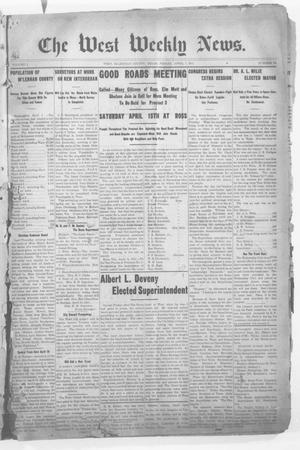 Primary view of object titled 'The West Weekly News. (West, Tex.), Vol. 2, No. 26, Ed. 1 Friday, April 7, 1911'.