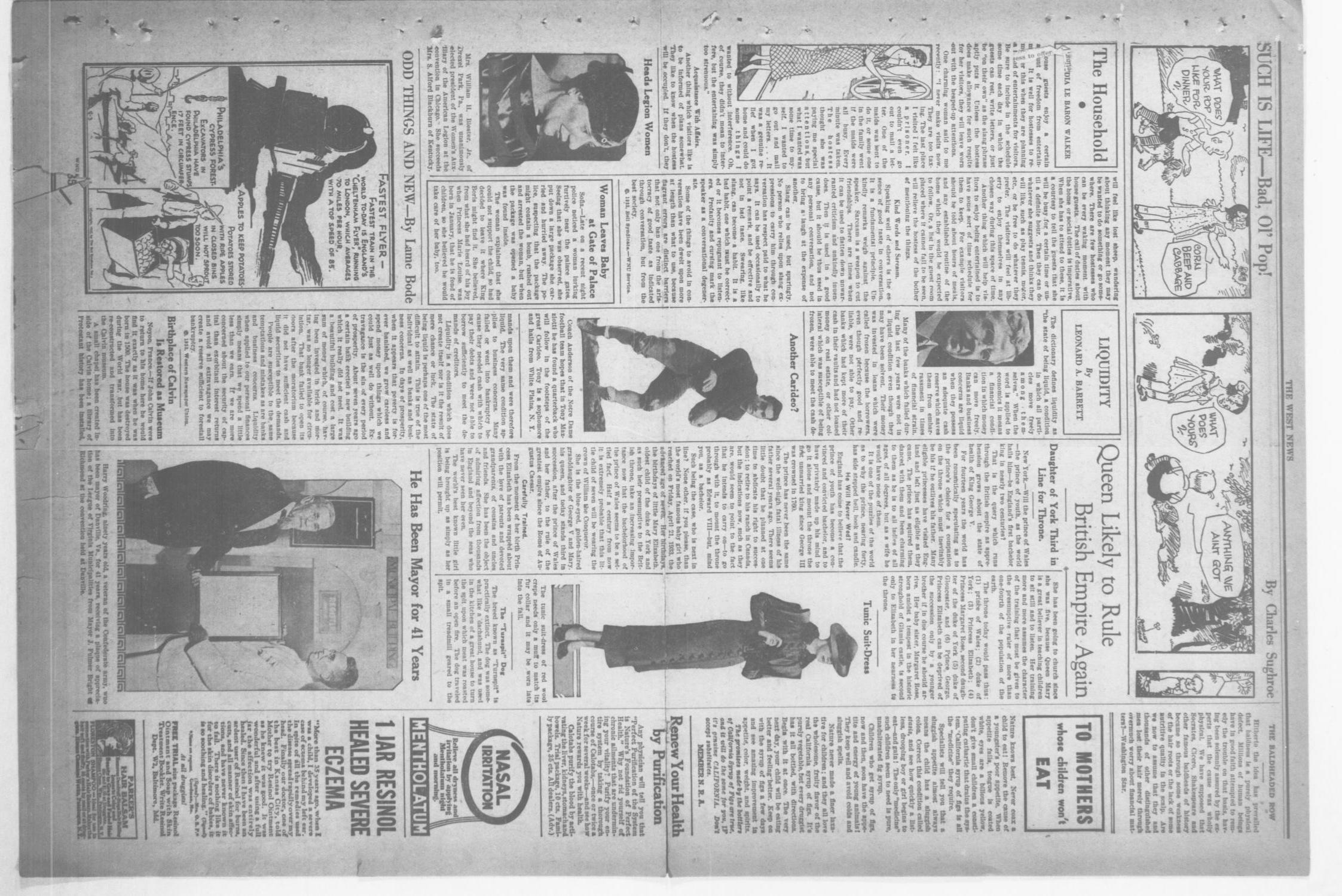 The West News (West, Tex.), Vol. 44, No. 22, Ed. 1 Friday, October 27, 1933
                                                
                                                    [Sequence #]: 8 of 9
                                                